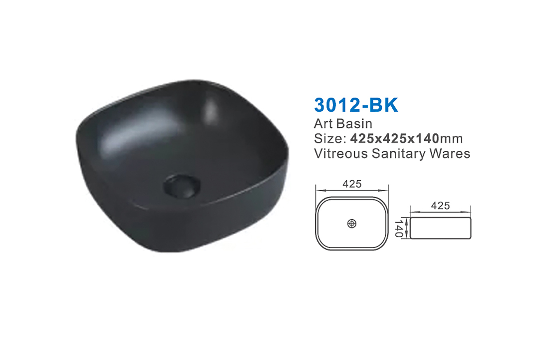 3012-BK ceramic sanitary ware