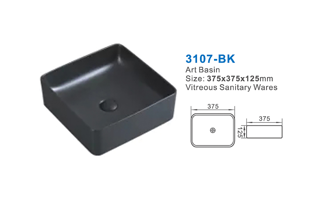 3107-BK ceramic sanitary ware