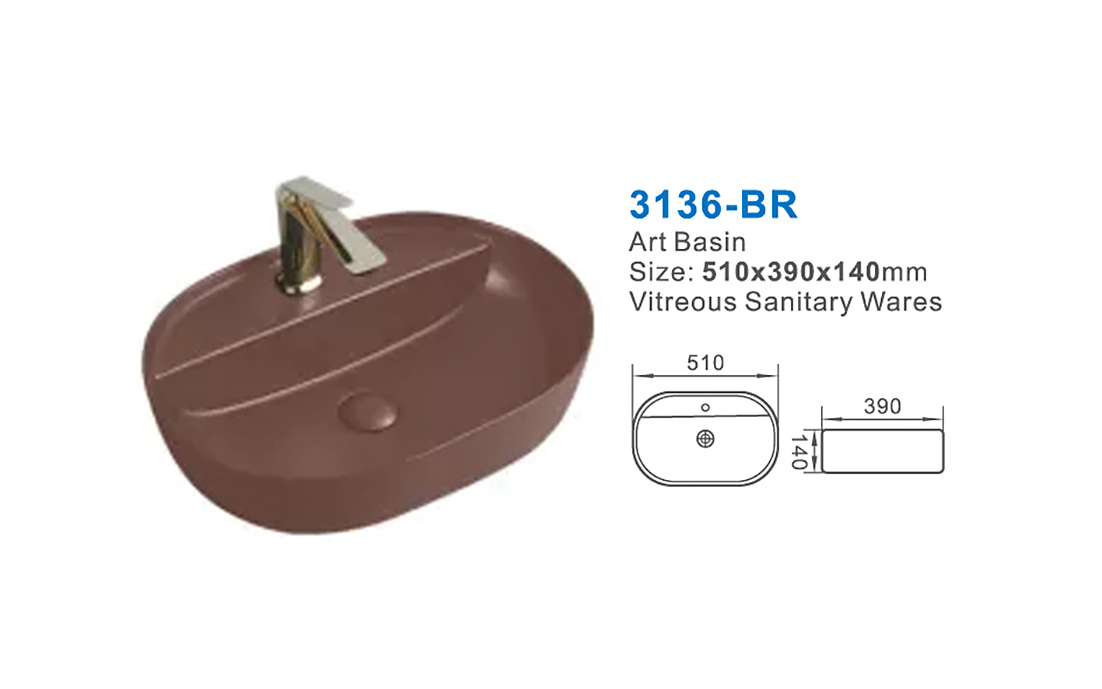 3136-BR ceramic sanitary ware