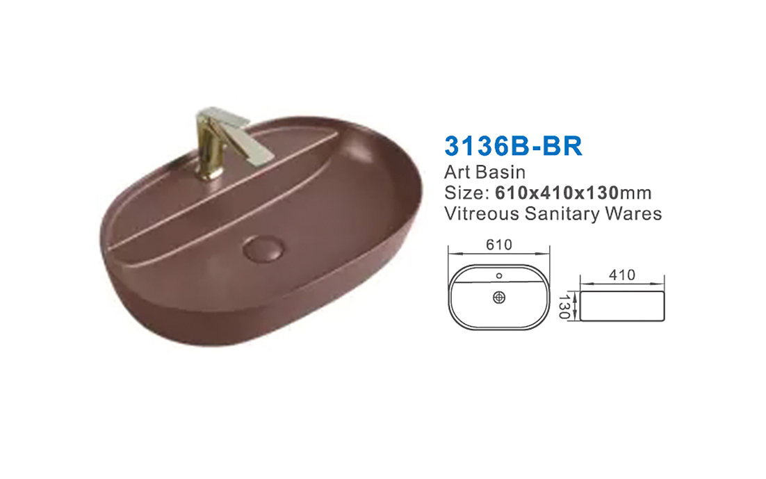 3136B-BR ceramic sanitary ware