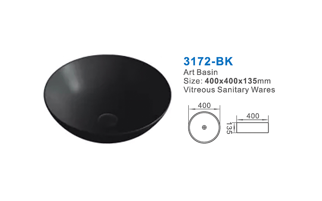 3172-BK ceramic sanitary ware