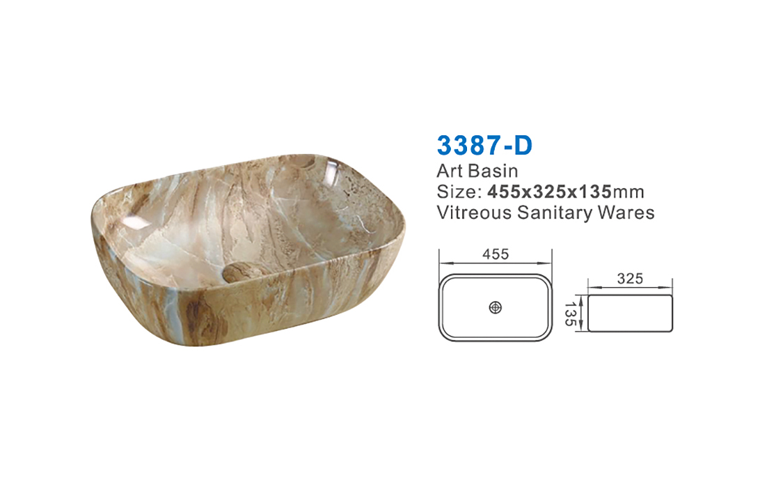 3387-D ceramic sanitary ware