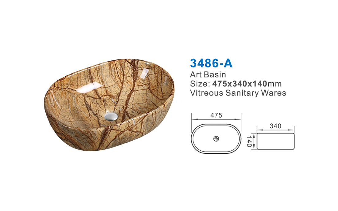 3486-A ceramic sanitary ware