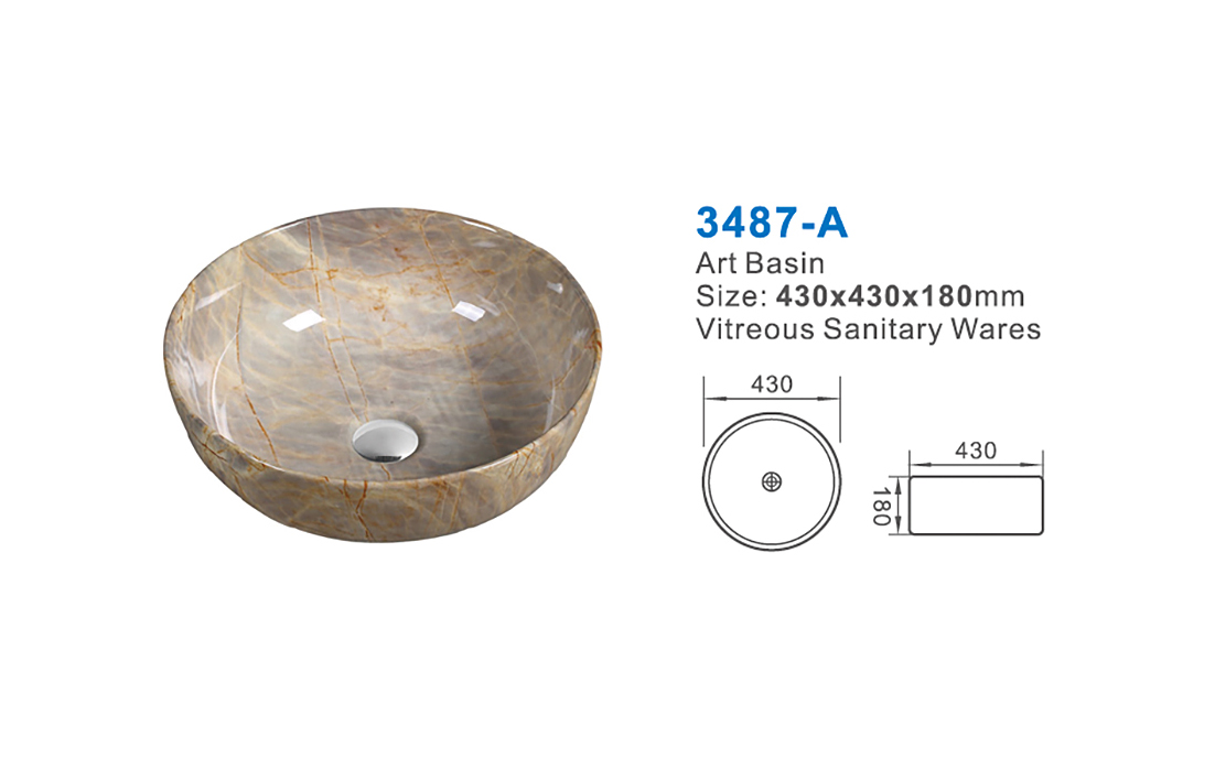 3487-A ceramic sanitary ware