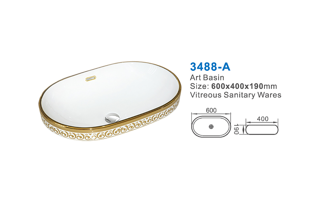 3488-A ceramic sanitary ware