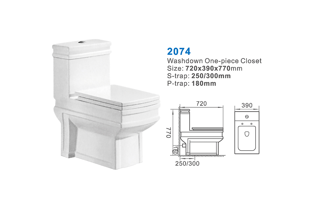 2074 ceramic sanitary ware