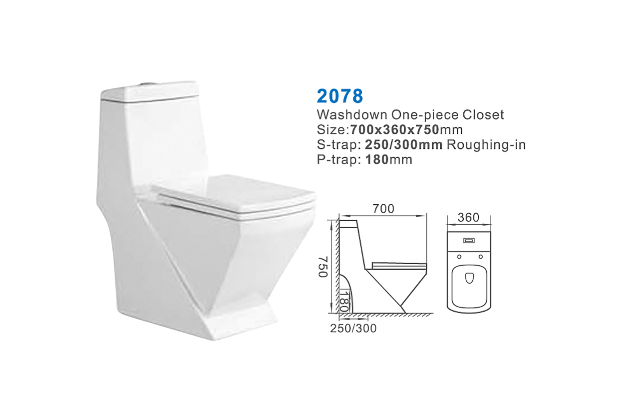 2078 ceramic sanitary ware