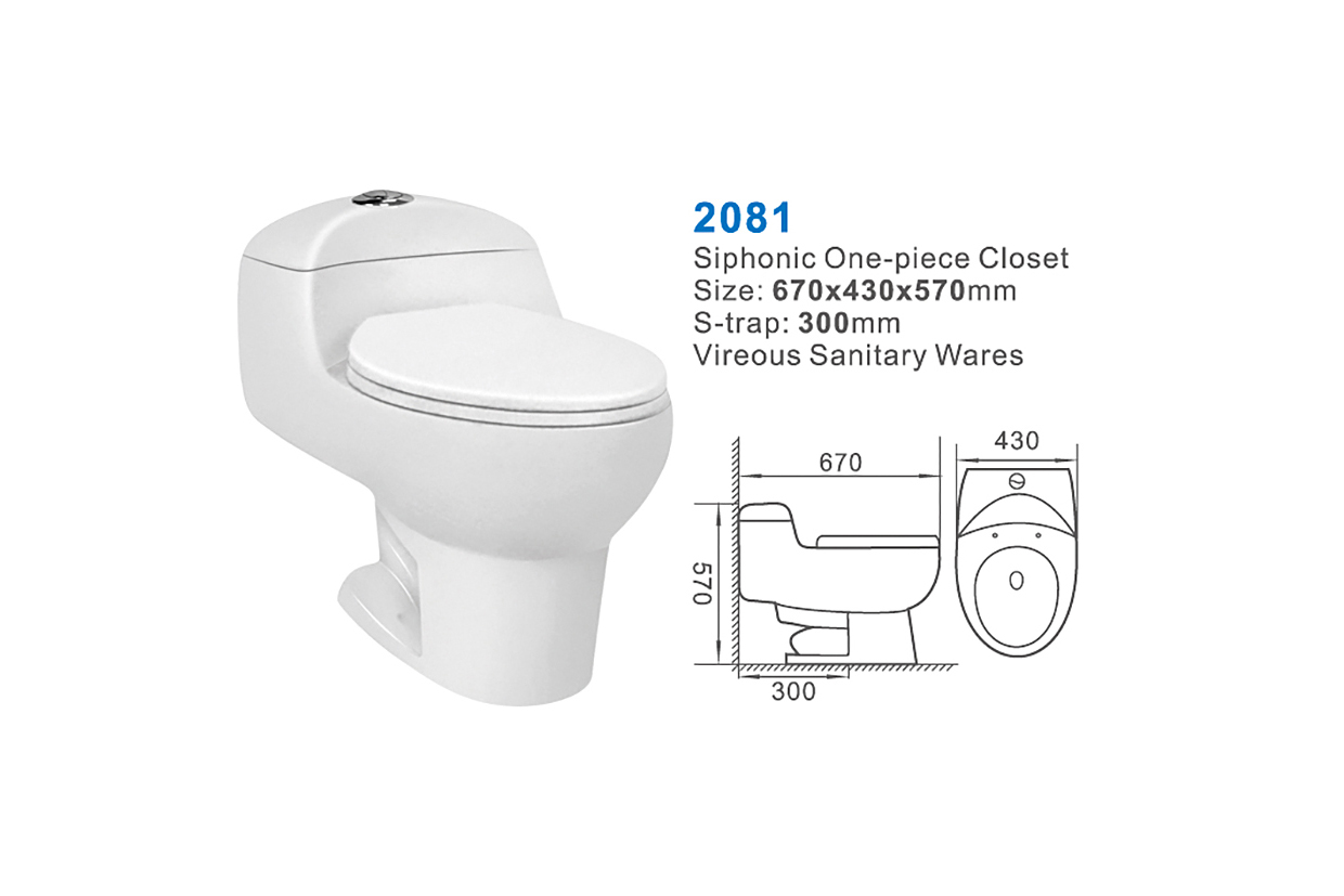 2081 ceramic sanitary ware