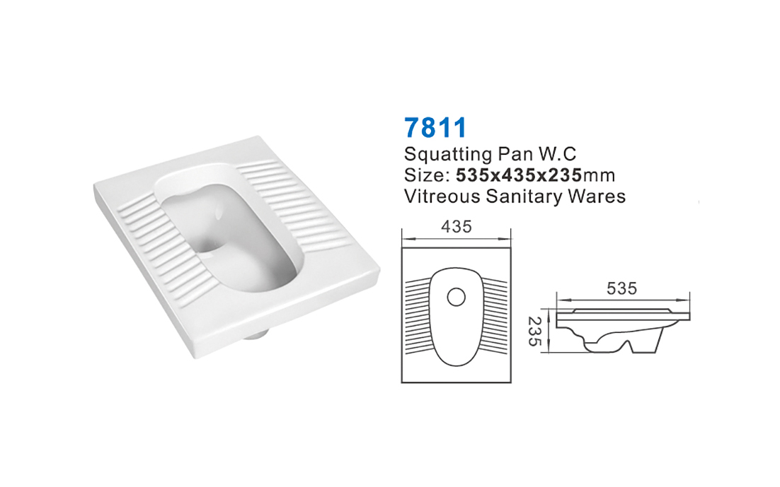 7811 ceramic sanitary ware