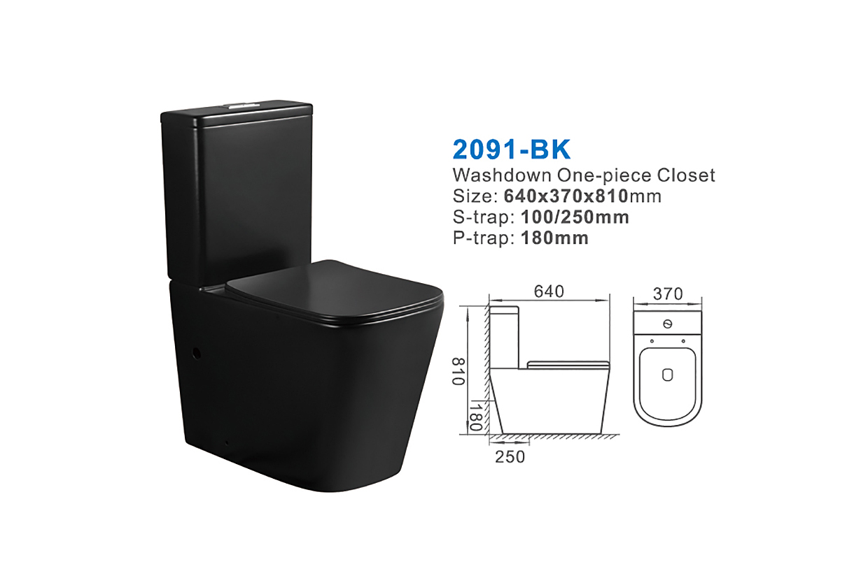2091-BK ceramic sanitary ware