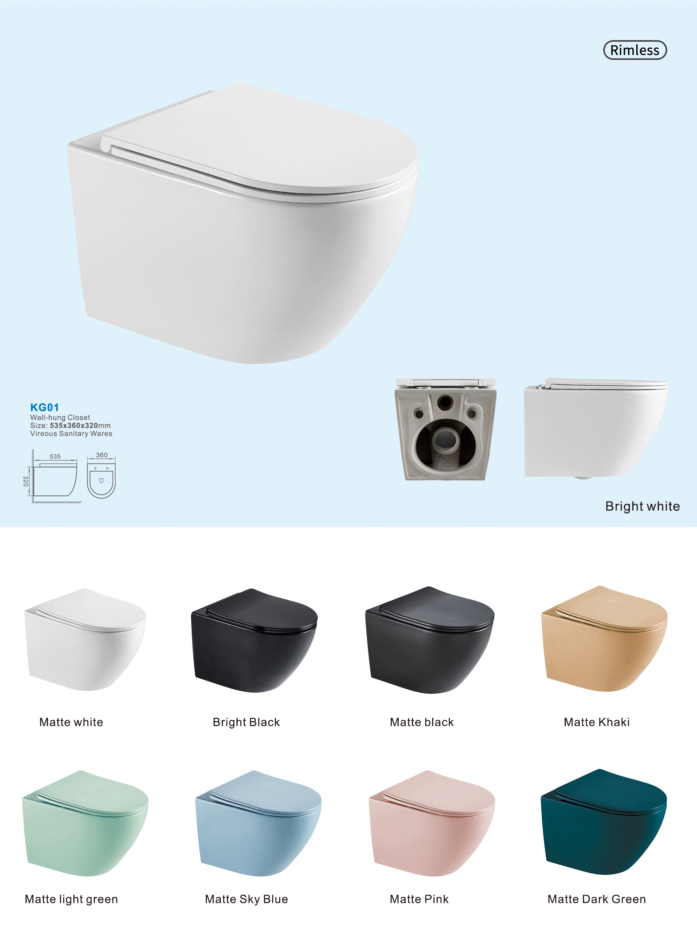 KG01 ceramic sanitary ware